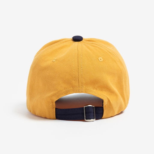 Бейсболка детская MINAKU, р-р 52-54, цв. желтый/темно-синий