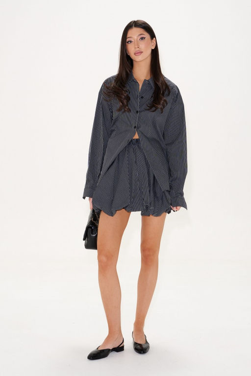 Юбка Annete А1412/1 баллон хлопок черная  фото 3