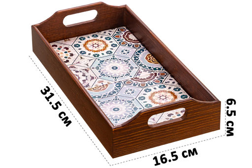 Поднос 31,5*16,5*6,5 см Арабеск прямоугольный - Elan gallery фото 2