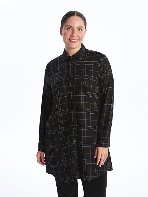 Ekose Kad?n G?mlek Tunik