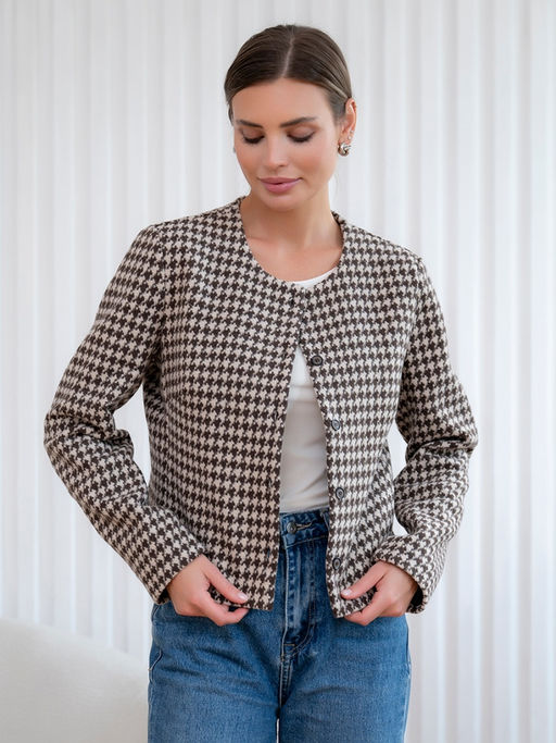 16-226 Жакет - Вишня фото 2