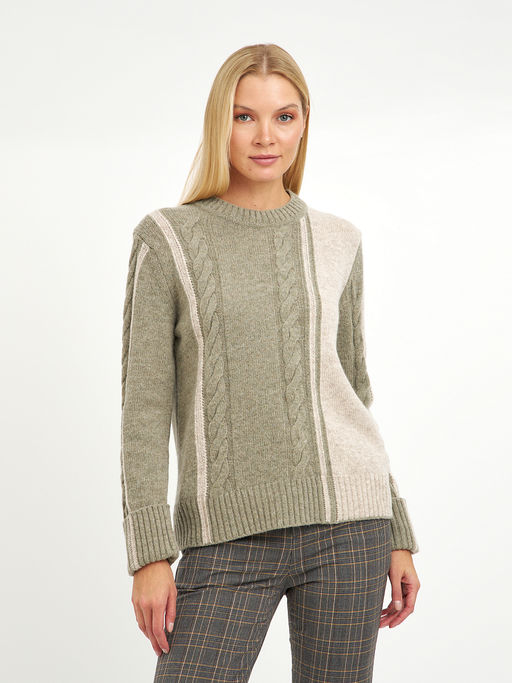 джемпер женский с косами - Glenfield фото 3