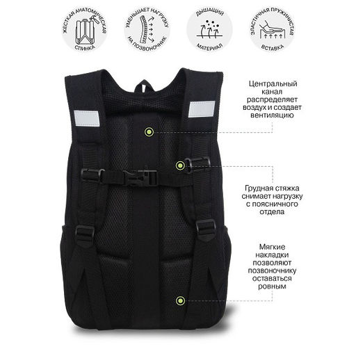 RAw-595-1 Рюкзак школьный