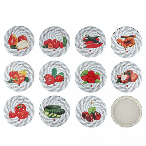 Крышка Твист III-100 Карусель, для бытового консервирования, винтовая, жесть электролитического лужения s0,20мм, литография, ТУ 9299-001-03965353-2020, упаковка: термоусадочная пленка (Россия) - Домашняя мода фото 2