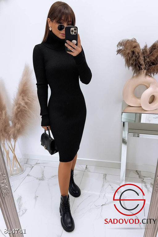 Платье женское однотонное - Bruno фото 3