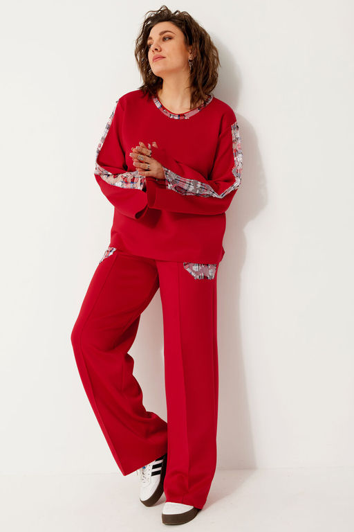 Костюм BegiModa 3087-Р алый