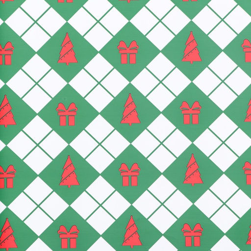 Пленка для цветов, Новогодний калейдоскоп, зелёная 56см*10м - Simaland фото 7