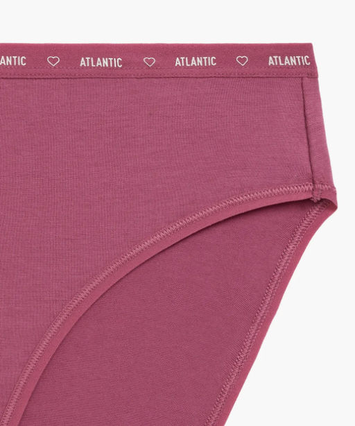 ATLANTIC 3CLP-010 Трусы спорт с высокой посадкой High Sport Leg - набор 3 шт. темно-синий + темно-розовый + розовый  фото 8