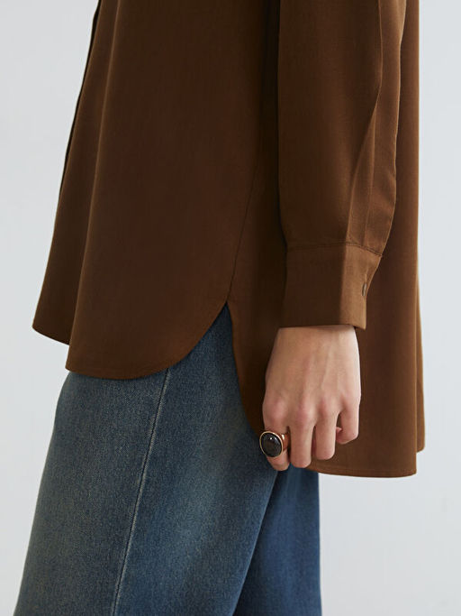 Gabardin Kad?n G?mlek Tunik