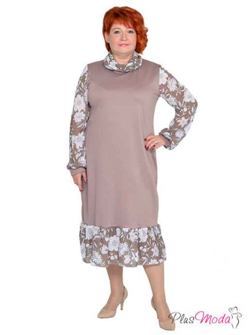 Платье Модель №1366 размеры 44-84 - Plusmoda фото 6