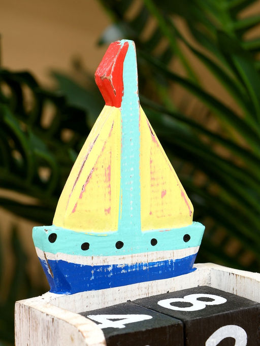 Календарь настольный Парусник, 11516 см, дерево, жёлтый - Simaland фото 5