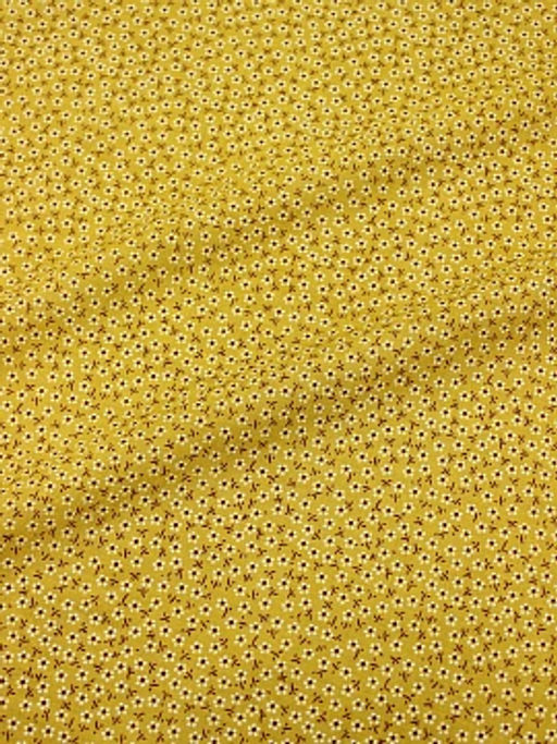 Вискоза с хлопком Арабис на горчичном, СОРТ2, ш.1.45м, хл-70%, вискоза-30%, 90гр/м.кв - Купава фото 8