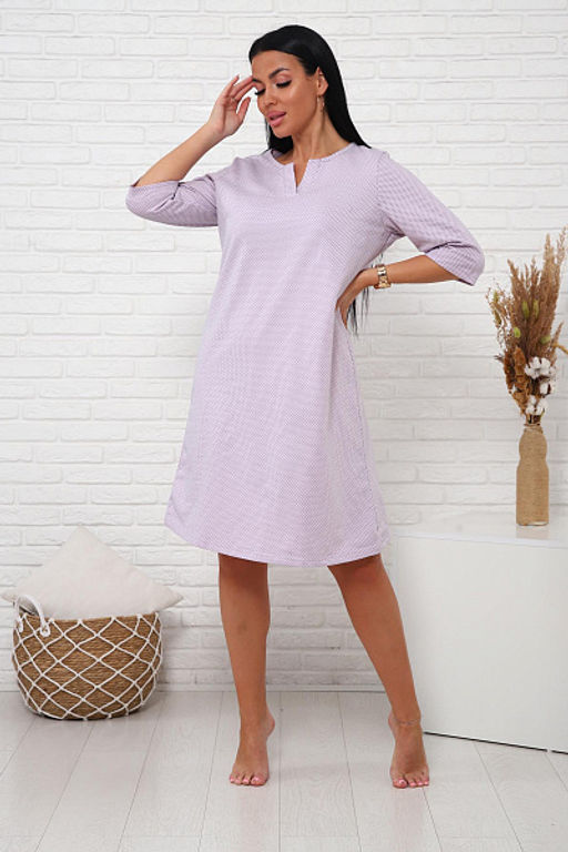 Сорочка теплая, футер с начесом (01035) - Плиона фото 15