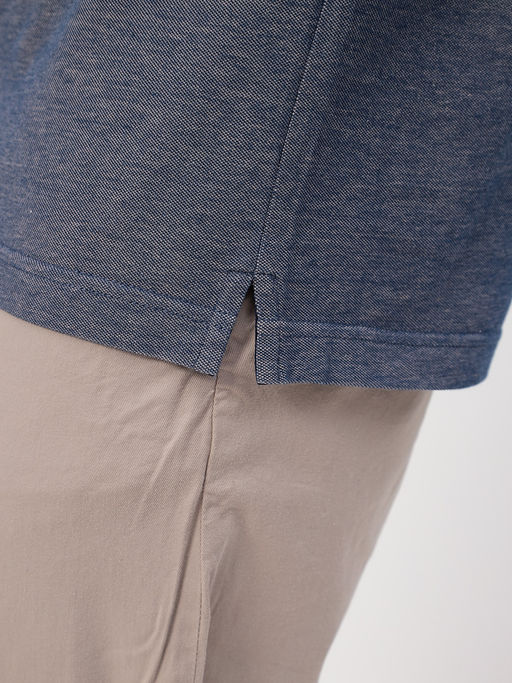 Джемпер мужской с воротником поло короткий рукав GREG G144V-PH4-OZ5 (коричневый)  фото 6