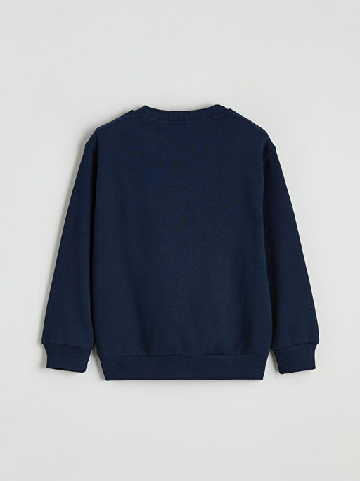 Aslan Bask?l? Erkek ?ocuk Sweatshirt