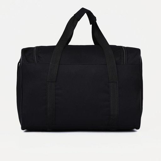 Сумка дорожная на молнии, наружный карман, длинный ремень, цвет чёрный - Simaland фото 3