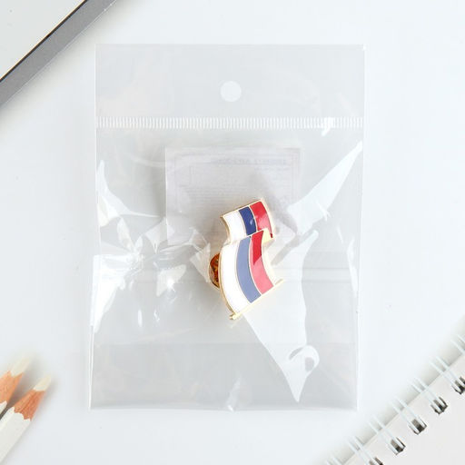 Значок Флаг России, 3?2.2 см