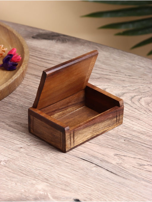 Шкатулка резная «Бабочка», 11×7×3.5 см, дерево соно