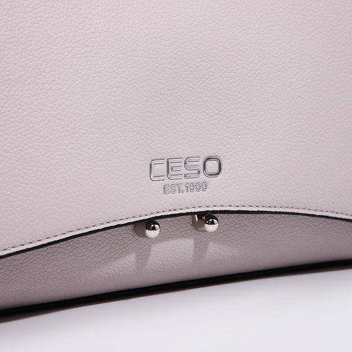 Сумка-мессенджер на магнитах, цвет серо-сиреневый - Simaland фото 4