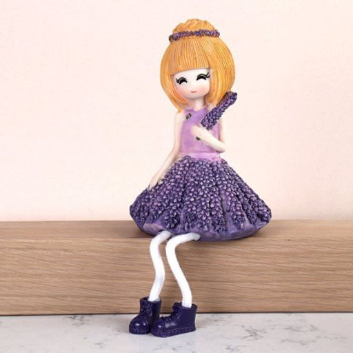 Цена за 2 шт. Фигурка Лаванда висячие ножки 2 штуки набор 22 см / 9639 /уп 48/ - Галеонтрейд фото 2