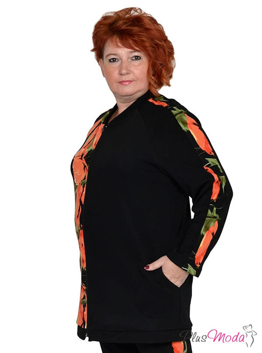 Толстовка Модель №1417 размеры 44-84 - Plusmoda фото 4