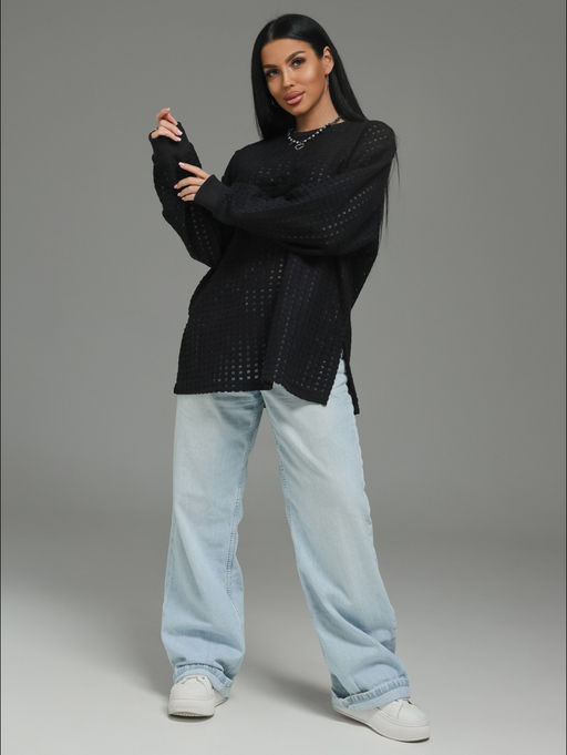 Фрэнсис свитшот женский (черный)