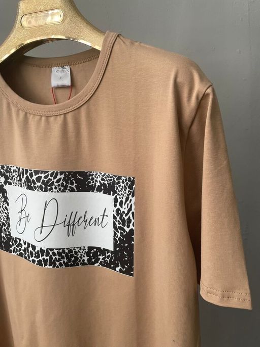 ВЫСОКОЕ КАЧЕСТВО Футболка с принтом 95% ХЛОПОК - Knitka wear фото 4