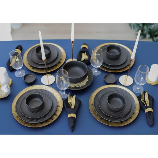 Миска Magistro Line, 350 мл, d=11.5 см, фарфор, чёрная фото 7