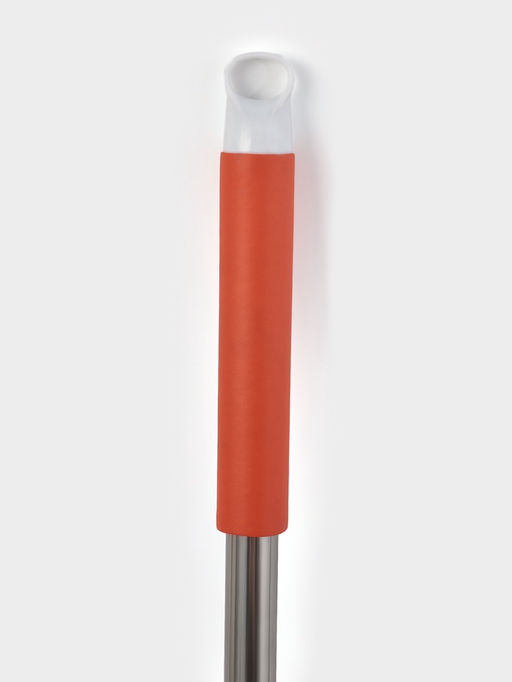 Швабра с отжимом и водосгоном Raccoon, 2 насадки из микрофибры 39×12 см, стальная ручка 130 см