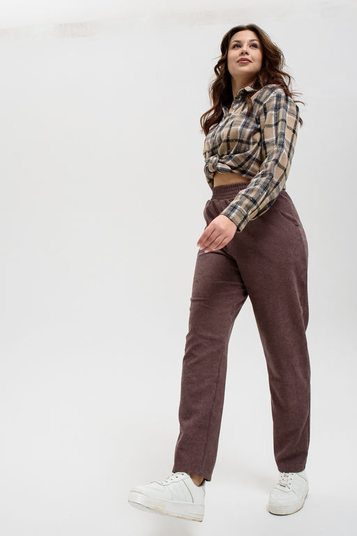 Брюки Натали микровельвет в ассортименте фото 59