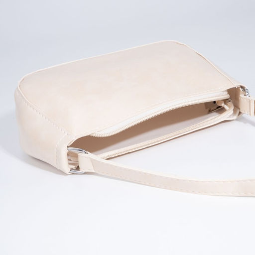 Сумка-багет на молнии, цвет бежевый - Simaland фото 5
