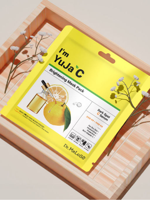 Dr.MeLoSo Тканевая маска для лица с витамином C / Im Yuja C Brightening Mask, 25 мл