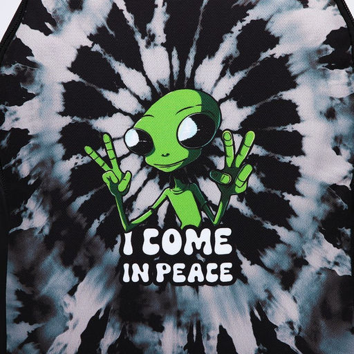 Рюкзак текстильный Инопланетянин, 38х14х27 см, цвет чёрный - Nazamok фото 4