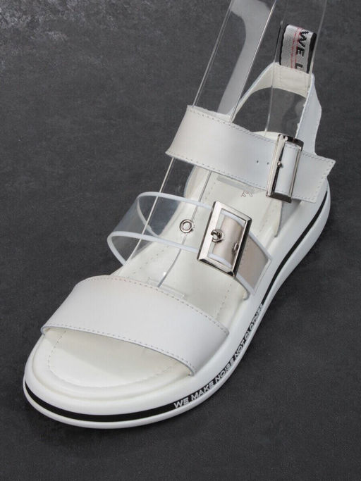 08-FED26-1PD WHITE Босоножки женские (натуральная кожа)
