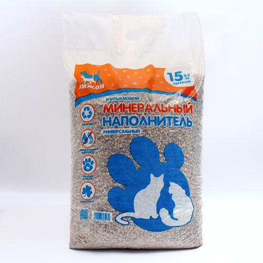 Наполнитель минеральный впитывающий Пижон универсальный, 15 л  фото 12