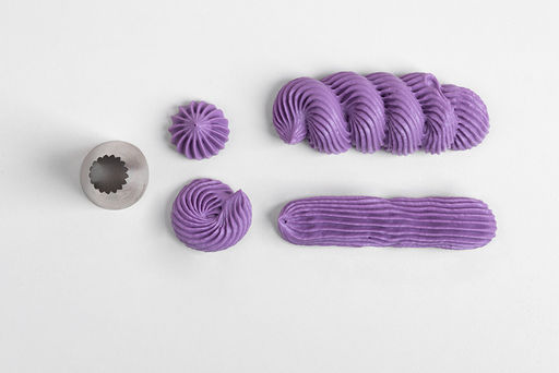 S-CHIEF SHF-0097 Кондитерская насадка d основания 35 мм нержавеющая сталь 1 шт № 01 французская звезда  фото 3