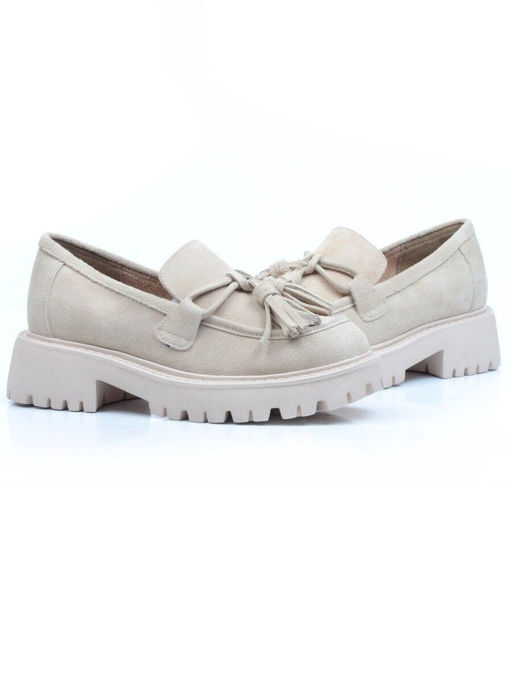 03-5929-2 BEIGE Лоферы женские - No name фото 13