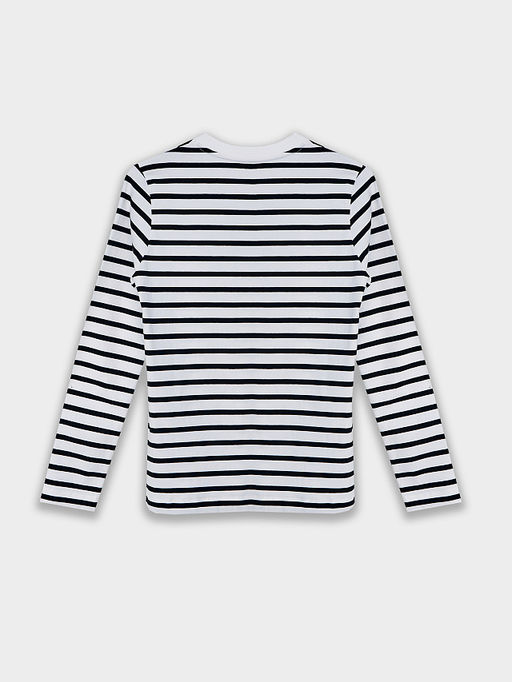 Джемпер женский в бело-черную полоску - Mark formelle фото 7