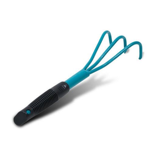 Рыхлитель, длина 38 см, 3 зубца, пластиковая ручка, «Практик»