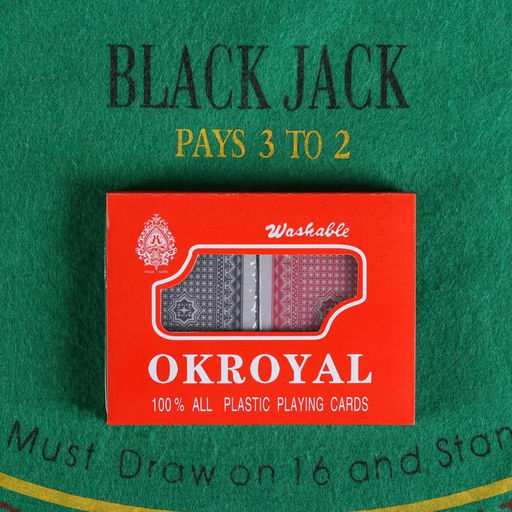 Карты игральные пластиковые Royal, 2 колоды по 54 шт, 19 мкм, 8.8 х 5.7 см , микс - Simaland фото 7