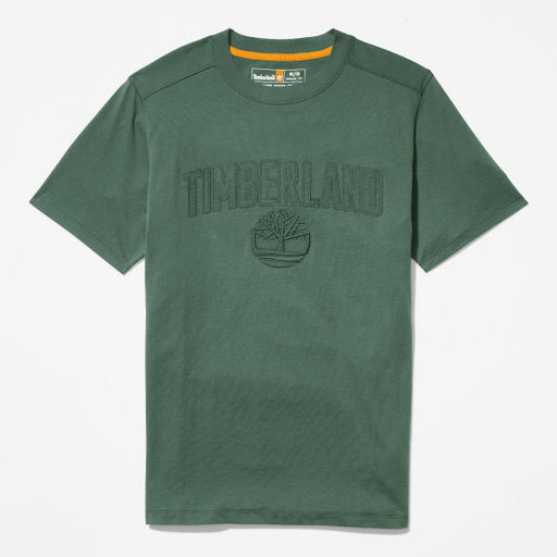 Мужская футболка Timberland EK+ REC.CTN Tee зеленая  фото 6