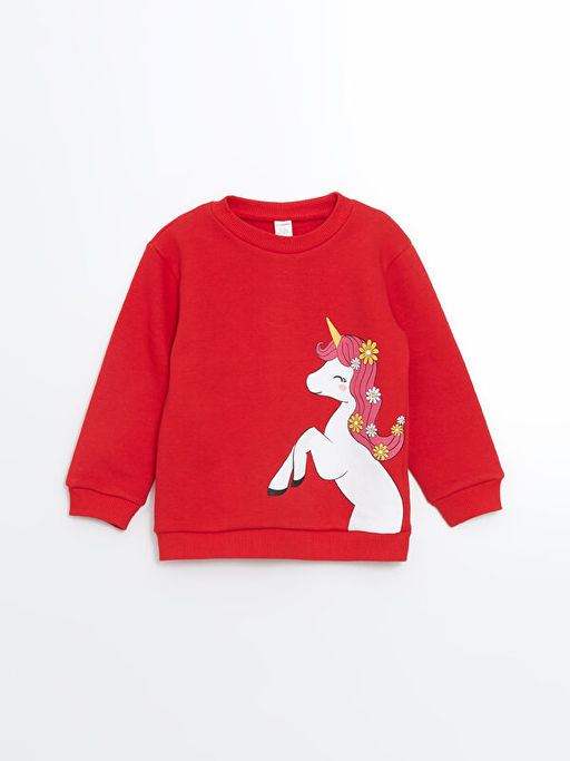 Bisiklet Yaka Bask?l? K?z Bebek E?ofman Tak?m - Waikiki фото 2