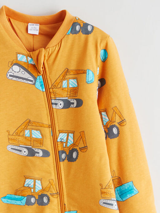 1.6 Tog Bask?l? Erkek Bebek Uyku Tulumu