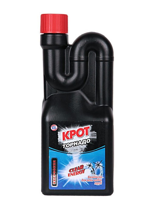 Гель чистящий для труб 500гр Торнадо КРОТ (4000039)