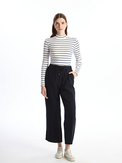 Beli Lastikli Loose Fit Kad?n Pantolon