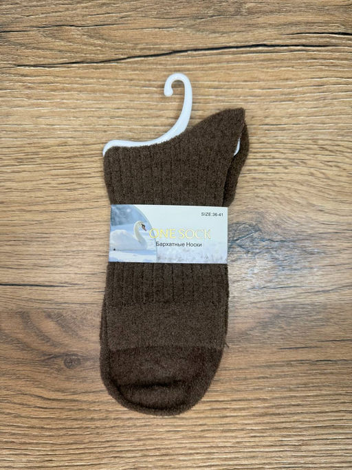 BK827 Носки, 1 пара (бархат) ТМ_БЕЖЕВЫЙ