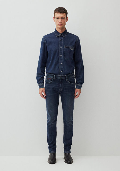 Jake Mavi Black Soluk Gece Mavisi Jean Pantolon  фото 2