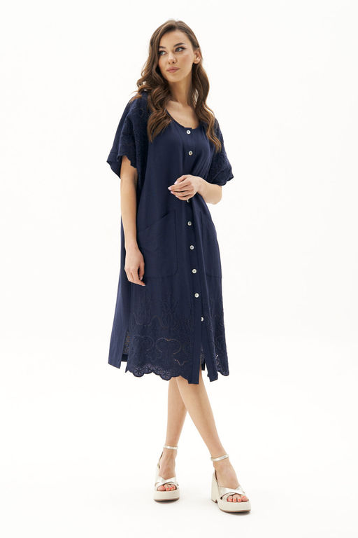 Платье Fantazia Mod 4831 темно-синий  фото 3