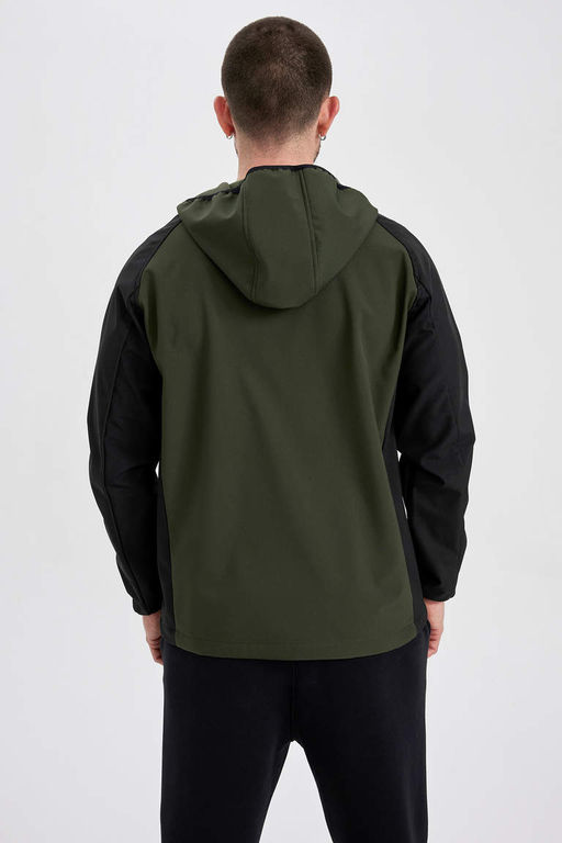 DeFactoFit Slim Fit Куртка с капюшоном Пальто Softshell  фото 8