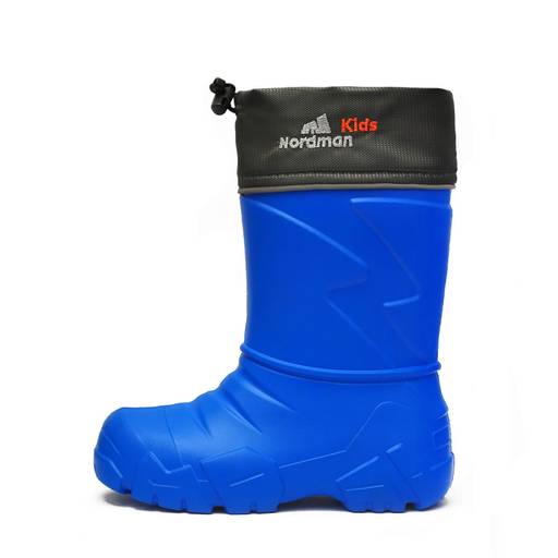 Сапоги детские Nordman Kids со съемным флисовым утеплителем лайм  фото 55